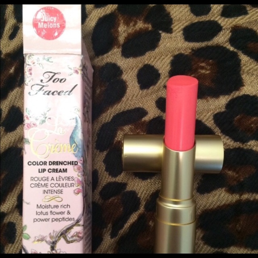 Too Faced La Creme lipstick- Juicy Melons